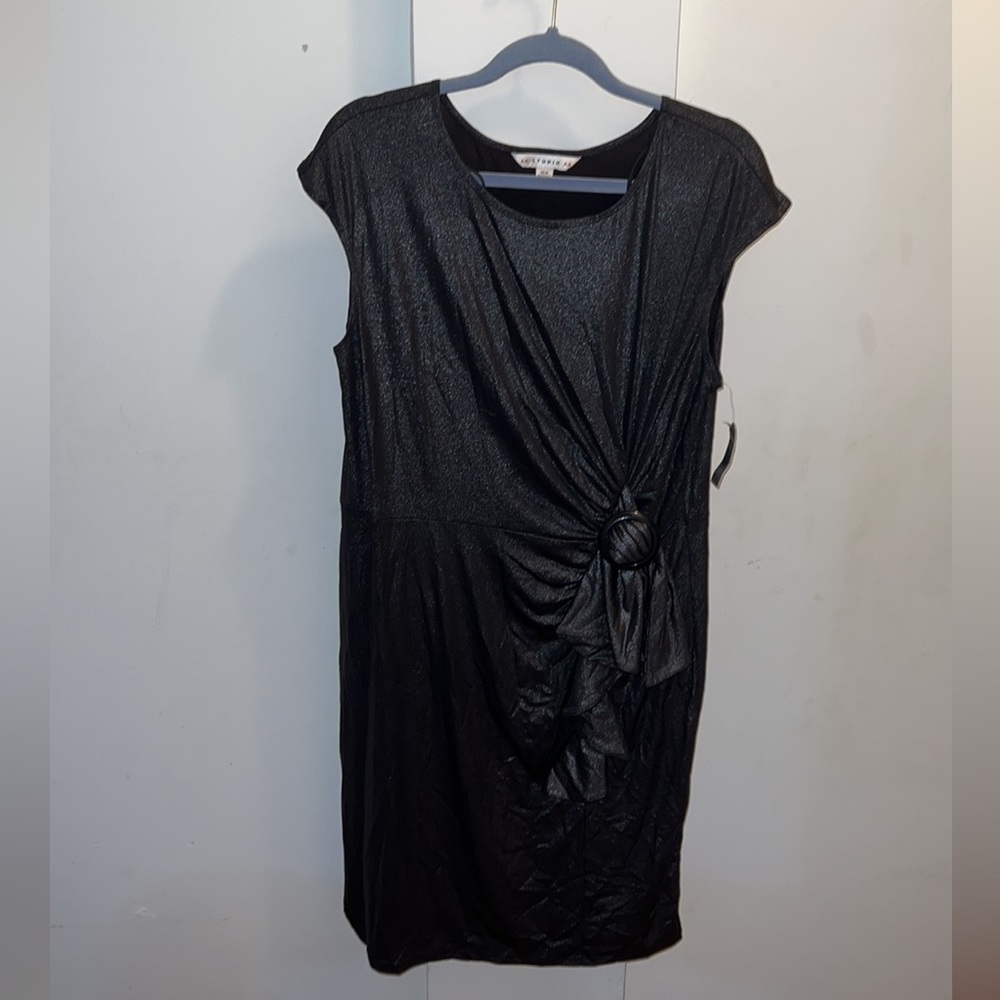 Beautiful side ruched dress size 16W nwt has stretch